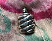 Silver snuff perfume bottle