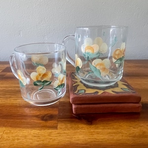 Hand painted coffee mugs