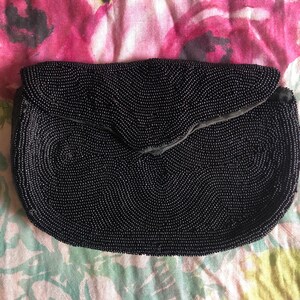 Walborg hand beaded clutch