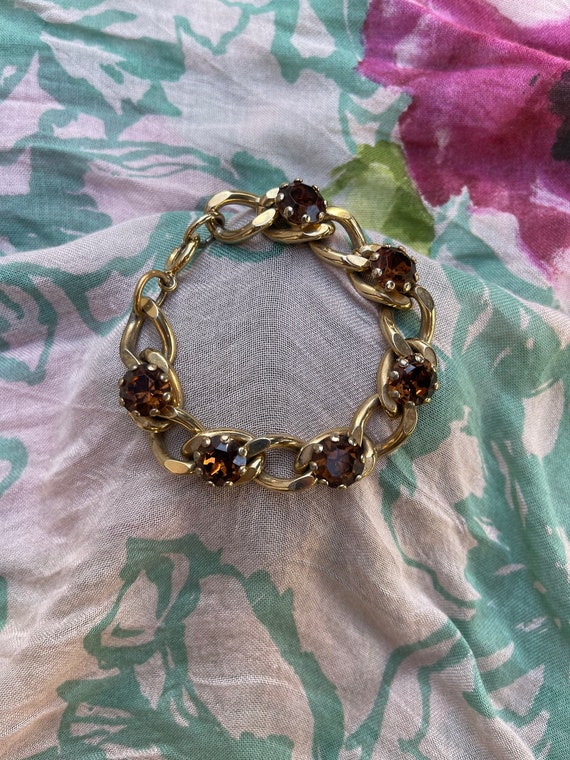 Chunky Cuban gold filled bracelet - image 1