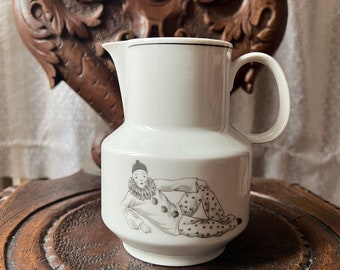 Vintage Pierrot Milchkännchen Vase