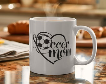 Soccer Mom Mug, Soccer Lover Mug, Gift For Mom, Mother's Day Gift, Cute Mom Mug, Cute Mom Gift