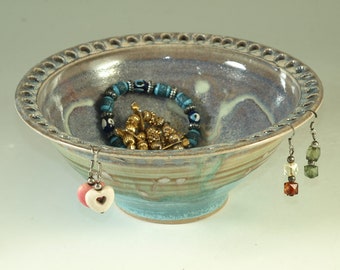 Handmade Earring bowl apx 50 holes