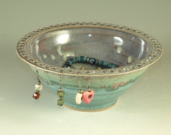 Handmade Earring bowl apx 50 holes