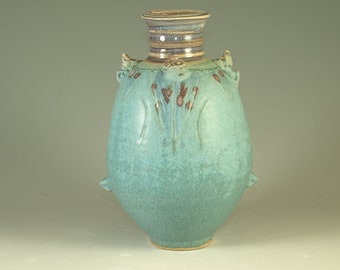 Decorative vase - handmade thrown pottery