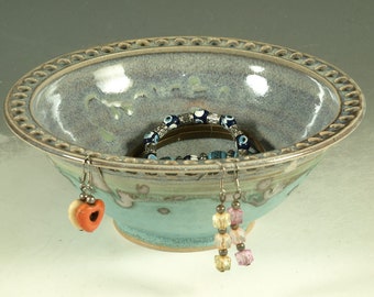 Handmade Earring bowl apx 50 holes