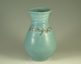 Flower Vase - hand thrown stoneware pottery