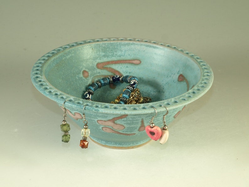 Jewelry bowl & earring holders apx 50 holes image 1