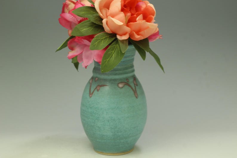 Flower Vase - Hand Thrown Stoneware Pottery - Etsy