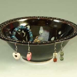 Jewelry bowl & earring holders apx 50 holes image 2