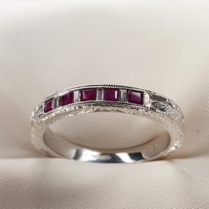 18CT Ruby and diamond ring
