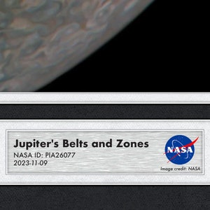 Jupiter's Belts and Zones Poster Planets Space Astronomy Digitally ...