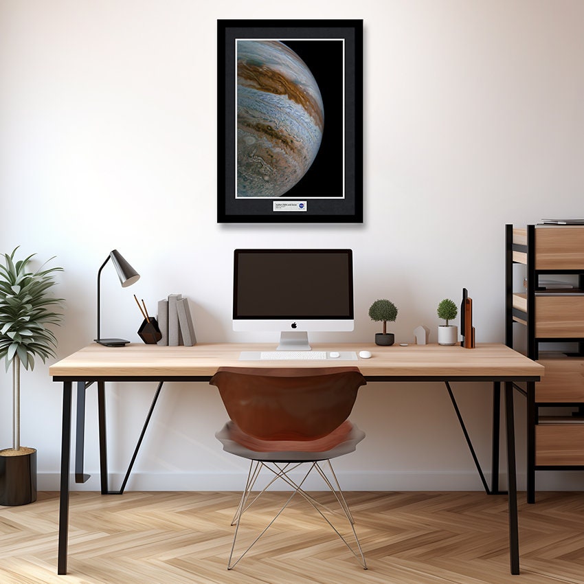 Jupiter's Belts and Zones Poster Planets Space Astronomy Digitally ...