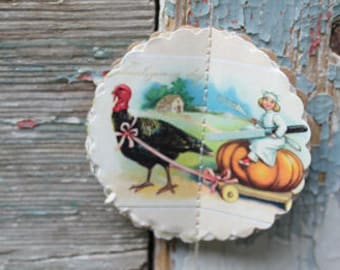 Thanksgiving hostess gift, Thanksgiving table decor, Thanksgiving decorations, Vintage Thanksgiving, Thanksgiving garland, Unique gifts