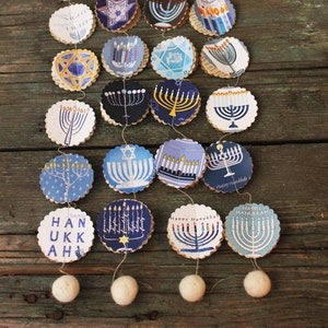 Decorazioni per le feste, Hanukkah, ghirlanda di Hanukkah, decorazioni di Hanukkah, corona di Hanukkah, decorazioni di Hanukkah, felice Hanukkah