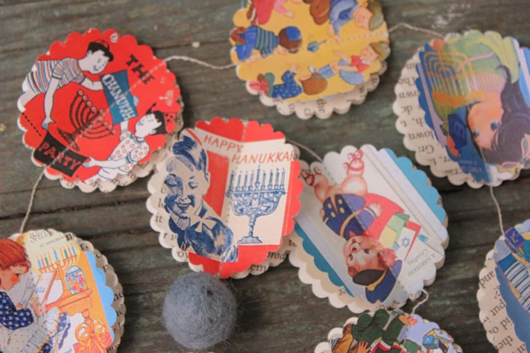 Personalised Hanukkah Garland, Hanukkah Decor, Hanukkah Wreath