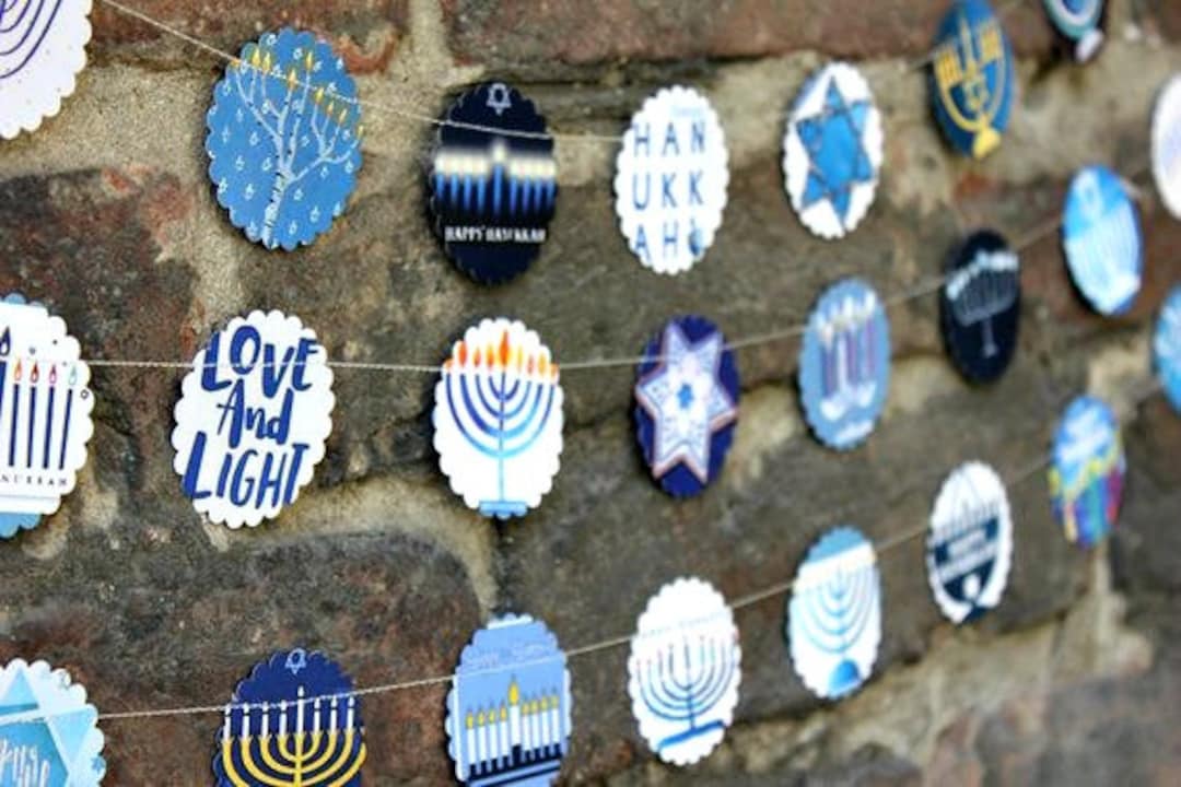 Hanukkah, Christmas Clearance, Hannukah Decor, Hanukkah Garland