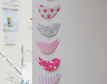 Easter home decor, Wall decor, Easter garland, Gift for her, gift for kids, Easter gift, Bird garland, nursery decor, gift for girl