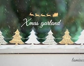 Christmas decor, Rustic holiday decor, Holiday decor, Christmas tree garland, Traditional Christmas, Modern ChristmasUnique gift,