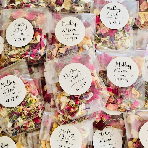 Confetti bags, Biodegradable confetti, Wedding confetti, Confetti, Wildflower confetti, Flower confetti, Flower petal, Petal confetti