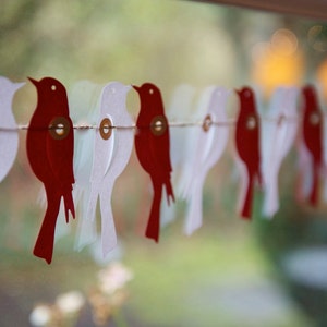 Weddings decor, Wedding decors, Bird lover decor, Bird garland, Love birds, Wedding decor, Wedding garland, decors under 10 image 4