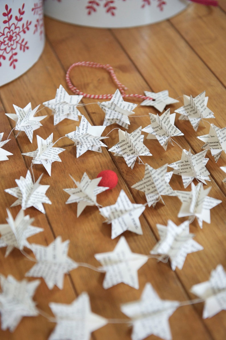 Holiday decor, Rustic holiday decor, Traditional Christmas, Modern Christmas, Star garland, Holiday mantel, Christmas mantleChristmas gift, image 3