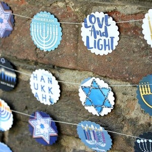 Hanukkah, Semesterdekor, Hannukah-dekor, Hanukkah-girland, Hanukkah-dekor, Hanukkah-menorah, Hanukkah-presenter, Chanukah, Hannukah