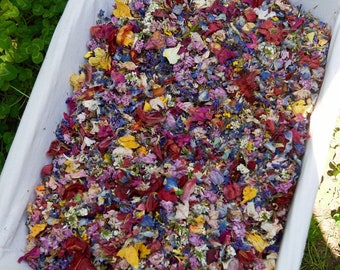 Biodegradable confetti, Wedding confetti, Petal Confetti , Flower confetti, Eco confetti, Petal toss bags, Confetti packets, FOR 10 GUESTS