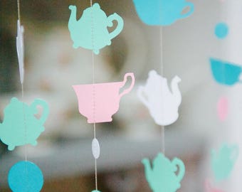 Decoraciones para fiestas de té, decoraciones de Alicia en el país de las maravillas, invitaciones para fiestas de té, recuerdos para fiestas de té, baby shower para fiestas de té, fiestas de té