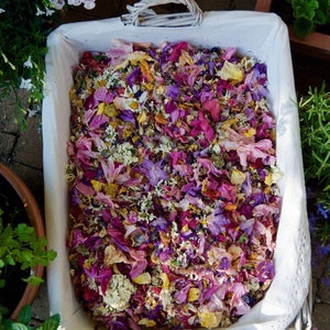 Coriandoli biodegradabili, Coriandoli biodegradabili, Fiori per matrimonio, Coriandoli di petali, Coriandoli di fiori, Bustine di coriandoli, PER 10 OSPITI
