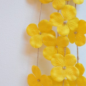 Gift for women, Eco friendly gift, Zero waste gift, Christmas gift, Unique gift for her, Yellow garland, Gift for Mom, Gift for Grandma