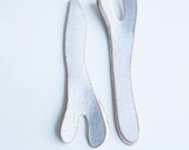 Paul Lowe ceramics Salad Servers