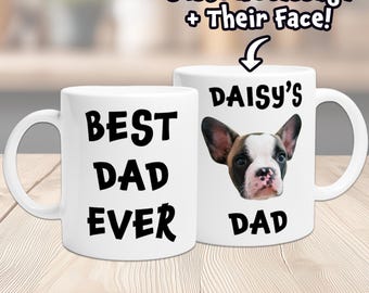 Personalised Dog Dad Mug: Custom Pet Photo Gift
