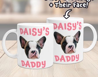 Personalised Dog Dad Mug: Custom Pet Photo Gift