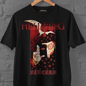 Hellsing Anime T-Shirt | Vampire Hunter Alucard Tee, Gothic Ultimate Manga Shirt