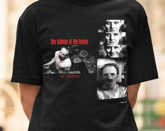 The Silence of The Lambs Movie T-shirt | Dr. Hannibal Lecter-T-shirt