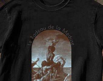 -shirt Le radeau de la méduse | T-shirt Gericault Art Painting, chemise Museum Graphic