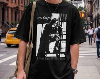 T-shirt van de film The Crow | Eric Draven filmshirt, retro vintage graphic tee