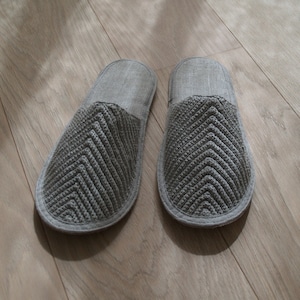 Handmade Crochet Slippers, Crochet House Slippers, Anti- slip Sole, Eco- friendly Slippers, Unisex Home, Bath, SPA slippers