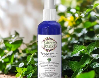 Spray miętowy | Mgiełka do pomieszczeń i ciała | Organiczny i naturalny | Kosmetyki botaniczne do pielęgnacji skóry