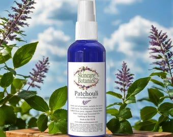 Patchouli Spray | Nebel für Raum und Körper | Organisch & Natürlich | Hautpflege Botanik