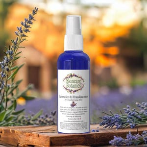 Lavender and Frankincense | Mist for Room and Body | Organic & Natural | Skincare Botanics