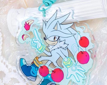 The hedgehog from the future - Silver Keychains