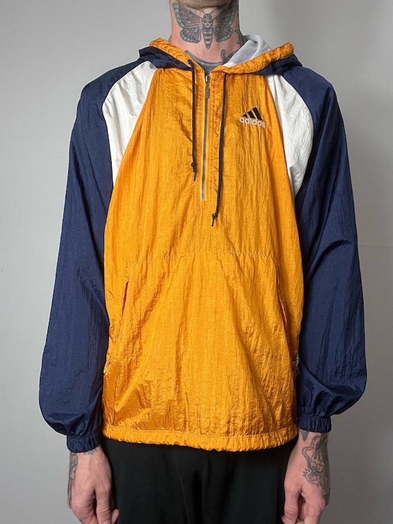 Vintage 90's Adidas Windbreaker Anorak Jacket