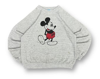 Vintage 80er Jahre Disney Mickey Mouse Cartoon Sweatshirt