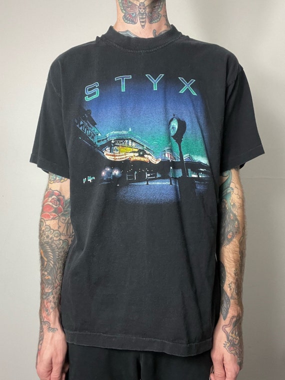 Vintage 90's Styx Rock Music Band T-shirt