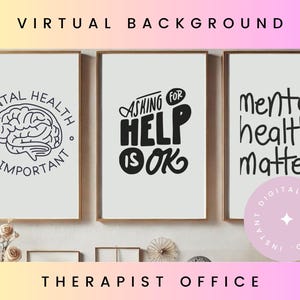 May include: Three printable posters with mental health awareness messages. The first poster features a brain with the text "Mental Health is Important". The second poster says "Asking for Help is Ok". The third poster says "Mental Health Matters".