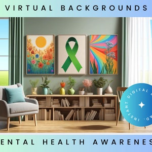 Mental Health Awareness Zoom Backgrounds, Zoom Background Office, Zoom Background Home Office, Zoom Backgrounds, Virtual Background
