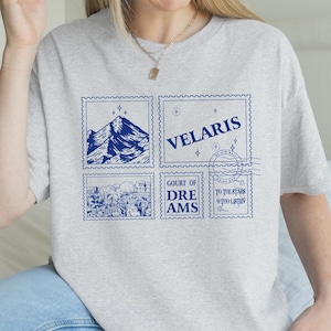 Velaris ACOTAR Shirt, To The Star Who Listen, Court Of Dreams Night Court, Licensed SJM Merch, Throne Of Glass, Rhysand Feyre Nesta Bookish