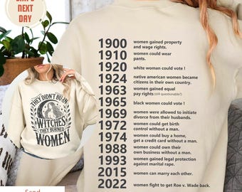 They Didn't Burn Witches They Burned Women, Feminist Witch Sweatshirts, Liberal Witch, Bury The Patriarchy, Spooky Liberal, Witchy Feminist